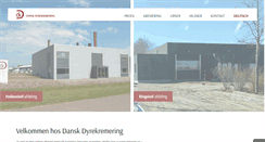 Desktop Screenshot of danskdyrekremering.dk
